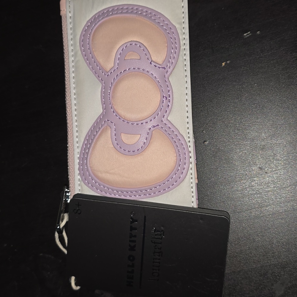 Loungefly Hello Kitty White and Purple Key & Card Holder